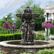 69 Beliebte Designs Wasserbrunnen mit Lady Statue (15 Jahre Gießerei)